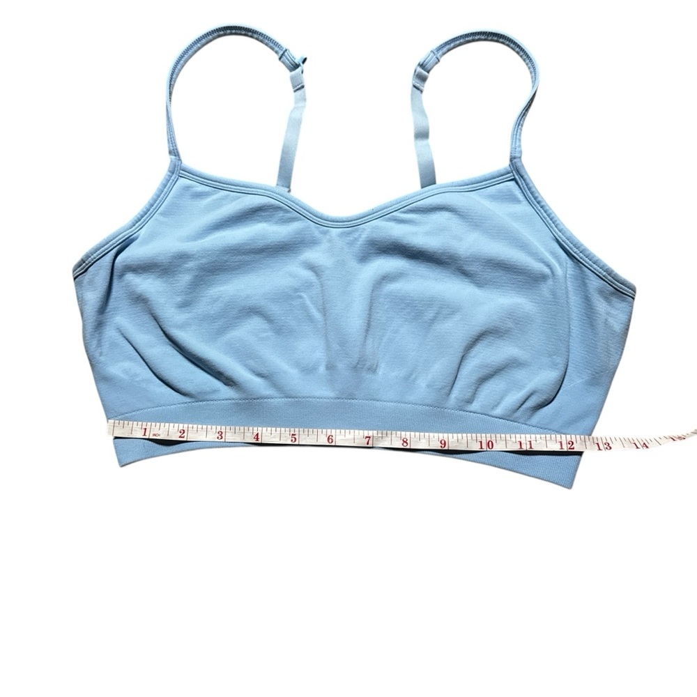 Athleta Light Blue Convertible Racerback Sports Bra M Bralette - Picture 6 of 6